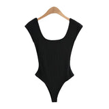 Zingj New Summer Generous Neckline Slim Vest For Women To Show Thin, Tight And Hidden Button