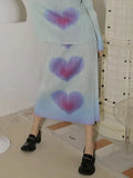 Pleated Top & Midi Skirt Two Piece