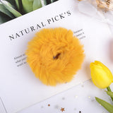 New Winter Plush Scrunchies Women Girls Imitation Mink Elastic Hair Rubber Bands Accessories Tie Hair Ring Holder