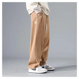 2025 High Street Broad-Legged Workwear Trousers Men's Retro Casual Trousers Trendy Loose Straight