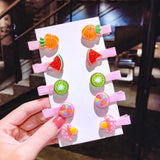 New Girls Cute Cartoon Ice Cream Unicorn Hair Clips Kids Lovely Hairpins Headband Barrettes Fashion Hair