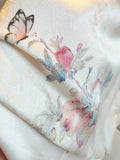 Chinese Jacquard Shirt Women's Summer Dress New Retro Style Round Collar Leisure Light Country Wind Plate Button Sweet Blouse