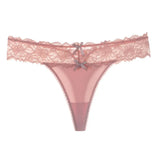 Women's Underwear Lace Hollow Out Panties Cross Bandage Seamless Underpant Low Waist Lingerie Seduction