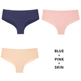 3Pcs/Lot Seamless Panty Set Underwear Female Comfort Intimates Fashion Low-Rise Briefs Panties Women Sexy