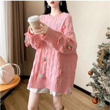 Strawberry Tassel Sweater- Outfit
