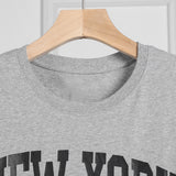 York T-shirt Women 2022 Summer Cotton Casual Vintage Tshirt Tees Femme Rock n Roll Streetwear T-shirts