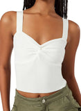 Zingj New Sweater Belt Vest Inside The Knot V Neck Without Sleffowed Wear Bottom Strapless Top Female-Outfit