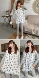 Solid Pajama Sets Women Simple V-neck Long Sleeve Homewear M-3XL Casual Breathable Loose Single Breasted Pyjamas