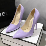 Fashion High Heel Sandals Tip, Shallow Mouth Cover, Thin High Heel Single Shoes, Large Size Fashion High