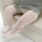 to 6 Years Summer Knitted Mesh Pantyhose For Princess Ultrathin Breathable Large Bowknot Tights For Girls Cotton Kids