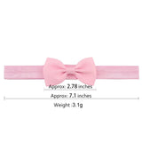 /lot Candy Color Kids Bow Headband Ribbon Bows with Thin Hairband Newborn Photography Props Girls Bow Tiara Headwrap