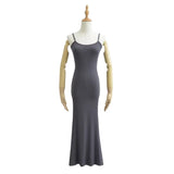 Zingj Pure Desire Women's Dress Mermaid Sexy High Waist Elastic Hip Sleeveless Dress Halter Fish Tail