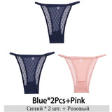 Transparent Floral Lace Panties Women Low-Waist Underpant Hollow Out Thong Female G-String Underwear Lingerie
