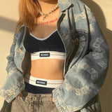 New Women's Clothing In Autumn And Winter 2020 Is Wearing A Colorful Umbilly Fashion Sling Vest Shorts Two-Piece Set Of