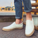 Spring Leather Men's Casual Shoes Large Size 45 Men Shoes Outdoor Walking Mans Footwear Comfortable Sports Shoes Men