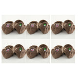 6 pairs of cute trendy socks female cartoon heel embroidery pure cotton women's socks casual sports funny ankle socks