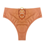 Sexy Cotton Panties Women G-String Female Hollow Out Shapewear Seamless Underwear Mid-waist Ladies Brief T-back