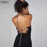 black sexy off shoulder backless camis women fashion casual high street beach vacation summer hot sale female crop