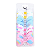 Pcs/set Grosgrain Ribbon Print Hair Bows With Clip For Cute Girls Hair Clips Hairpins Barrettes Headwear Kids Hair