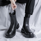 Boots Men's High Bang Shoes British Smoke Boots Spring Martin Boots Summer Advanced Boots Men