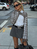 2022 Y2K Fashion Hollow Out Crop Top Full Sleeve Smock T Shirts Women Crochet Summer Streetwear Vintage