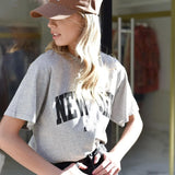 York T-shirt Women 2022 Summer Cotton Casual Vintage Tshirt Tees Femme Rock n Roll Streetwear T-shirts