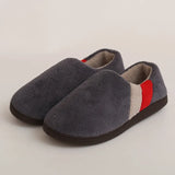 Slippers Home Memory foam Winter Short Plush Indoor Slippers Male Comfy Flock Non-slip House Shoes For Men Big size