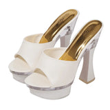 Zingj 14 Cm High Thick Heel Wedge Sandals Slippers Women's Summer Non-Slip Platform Sexy Versatile
