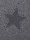 Vintage Star Print Boyfriend Fit Cargo Jeans- Outfit