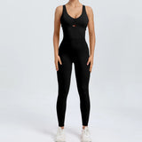 Zingj Adjustable Shoulder Strap Yoga Dance Belly Peach Hip Sports Stretch Tight Suit-Outfit