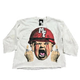 Men's T-Shirt Y2K Harajuku Animation Printing T-Shirt Fashion Brand Oversized Short-Sleeved