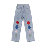 Pants Vintage High Waist Jeans Boyfriend Women's Full Length Mom Jeans Cowboy Denim Pants Vaqueros Mujer Poker