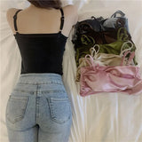 New Velvet Women Sexy Camisole Cross Beautiful Top Multicolor Adjusted Top Fashion Bralette