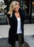 Women Long Sleeve New Female Elegant Pocket Knitted Outerwear Sweater High
