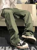 Men's Vintage Straight-Leg Cargo Pants- Outfit