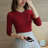 Sweater High Elastic Solid Turtleneck 2021 Fall Winter Fashion Sweater Women Slim Sexy Hight Bottoming Knitted