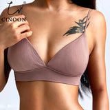 Women'S Underwear Top Bras For Women Sexy Lingerie Wire Free Breathable Bra Push Up Bralette With Pad Vest