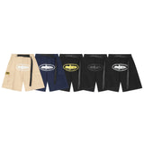 Style Alcatraz Printing Work Clothes Leisure Shorts High Street Leisure Multi-Pocket Men's And Women's