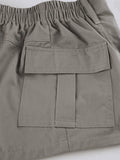 Vintage Low Rise Asymmetric Cargo Shorts- Outfit