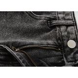 Black Grey Shorts Jeans Vintage Street Ripped Wide Leg High Waist Casual Fashion Baggy Denim Hot Pants Ladies