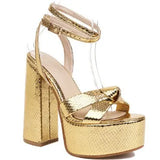 Sandals Women's 2024 Summer Fashion New Buckle Shoes With Waterproof Platform High