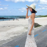 Zingj Beach Cross Fake Dress With Fishtail Dress Sexy Lace Bali Beach