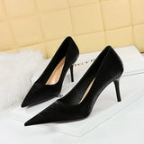 Zingj Retro High Heels Women's Shoes With Ultra High Heel Shallow Pointed Spring And Autumn New High Heel Single