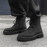 Zingj Men's British Boots Black Chelsea