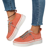 Zingj Size Thick Sole Single Shoes Female 2023 Spring And Autumn New Diamond With Platform Platform Sports Wind Casual