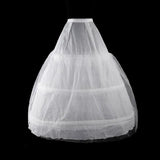 Shipping New Arrival 2021 Simple 3 Rings White Petticoat With Gauze Easy Cheap Pannier For Bride Weding
