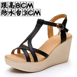 Gao Hee T With Sandals Women's Comfort Waterproofings Thick Bottoms With