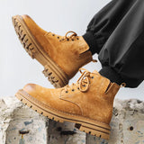 Zingj Boots Casual Desert Work Boots Men Fashion
