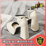 Shoes Thick Heel High Heels Waterproof Table Mary Treasure Shoes Autumn And Winter Single Shoes Women 2025 New Shoes French