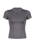 classic round neck short sleeve